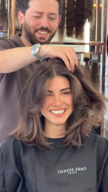 Ne yapsan yakışır mı? ❤️ @denizbaysal_ 

#taşacakbudeniz #denizbaysal #haircut #esme